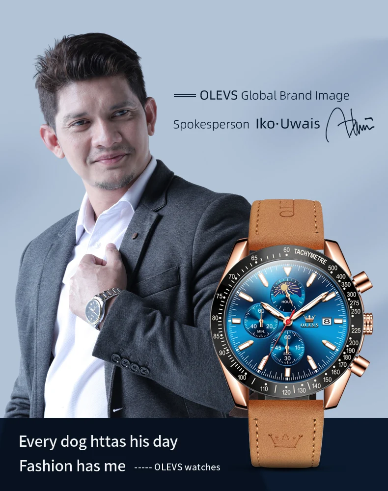 Olevs Men's Watch 9980