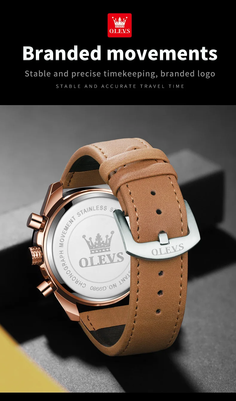 Olevs Men's Watch 9980