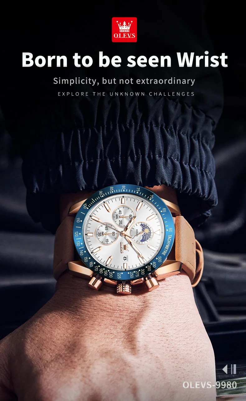 Olevs Men's Watch 9980