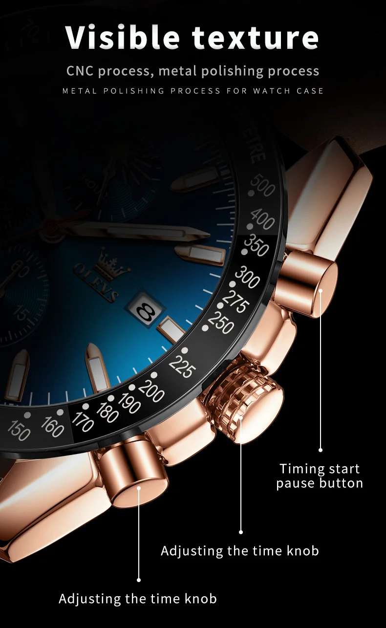 Olevs Men's Watch 9980