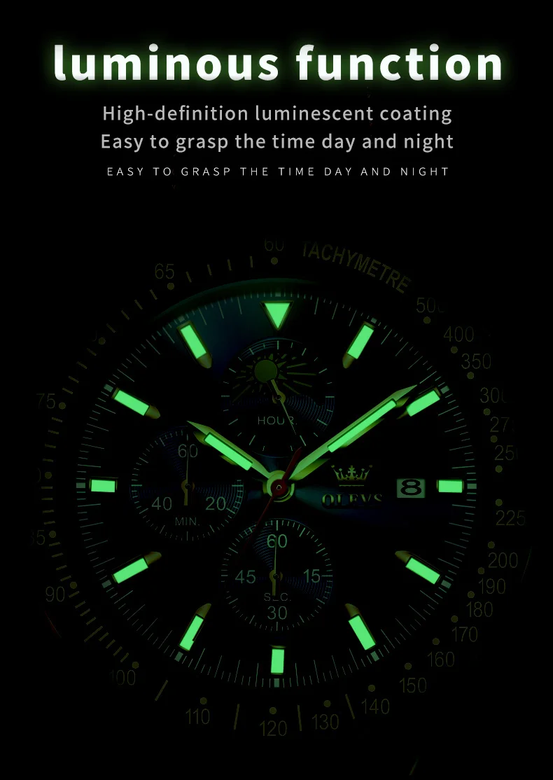 Olevs Men's Watch 9980