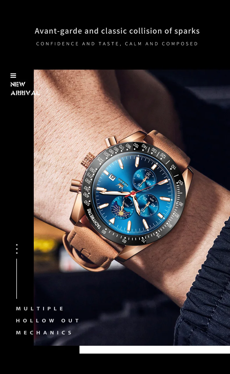 Olevs Men's Watch 9980