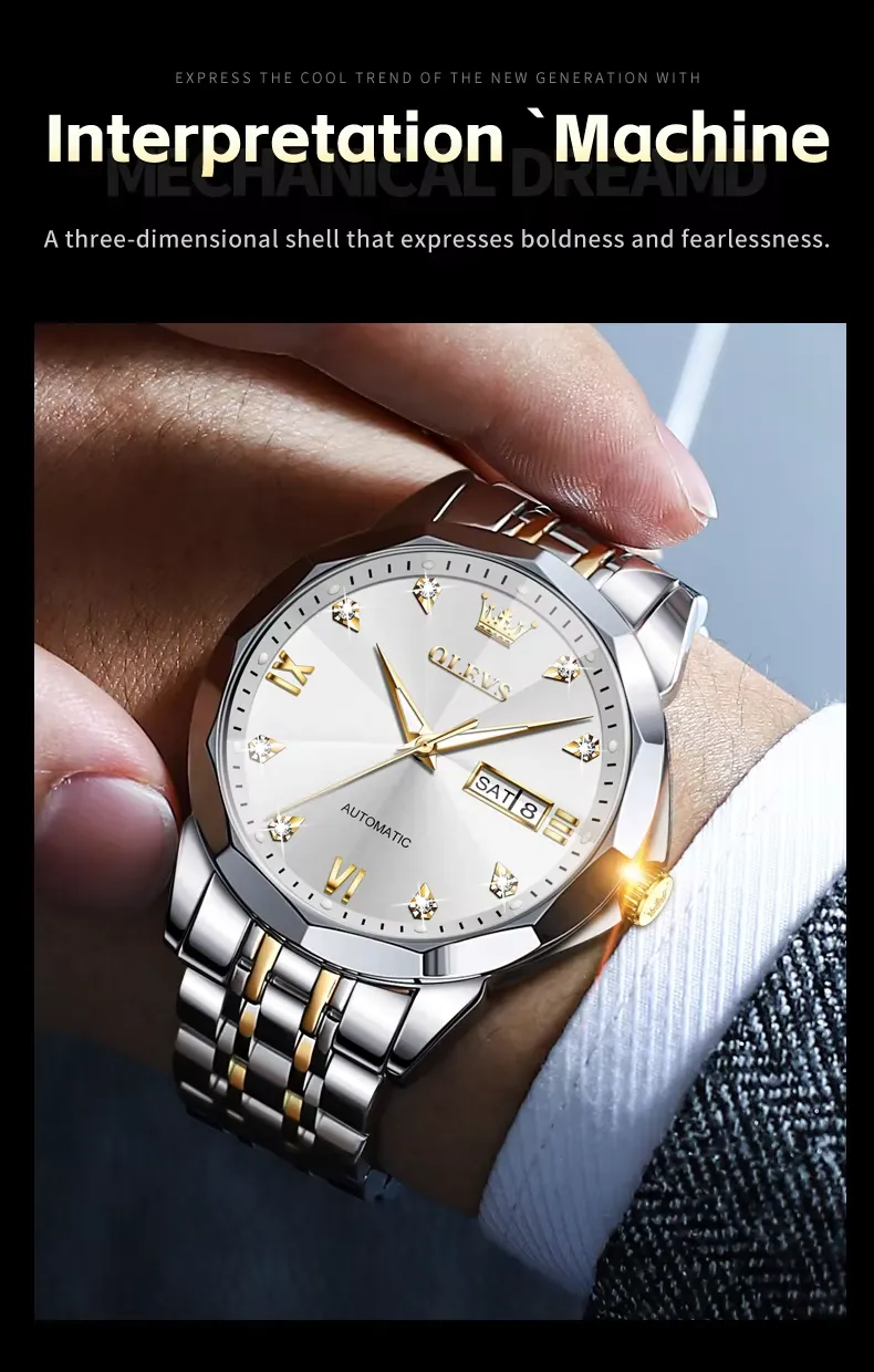 Olevs Men's Watch 9982