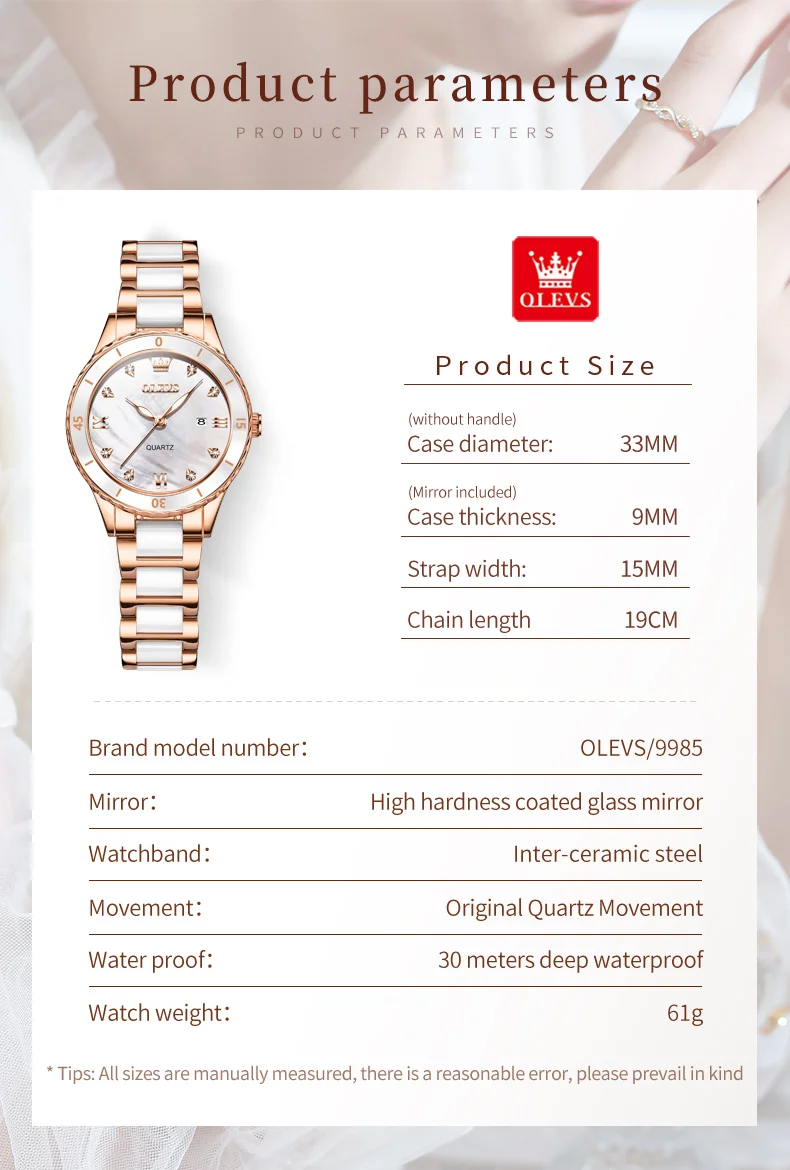 Olevs Women's Watch 9985