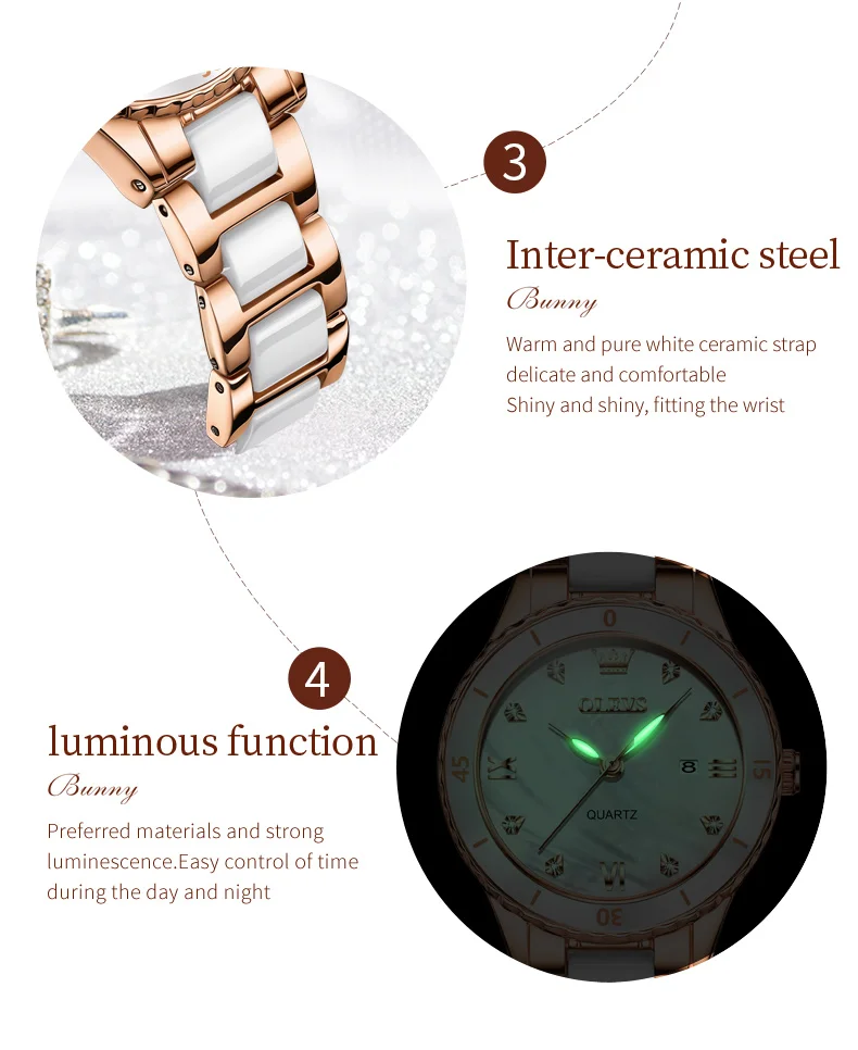 Olevs Women's Watch 9985