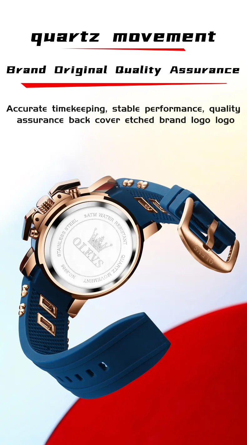 Olevs Men's Watch 9986