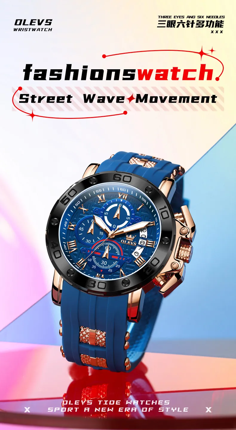 Olevs Men's Watch 9986