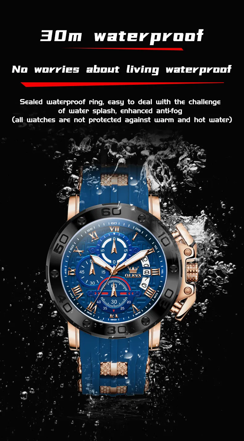 Olevs Men's Watch 9986