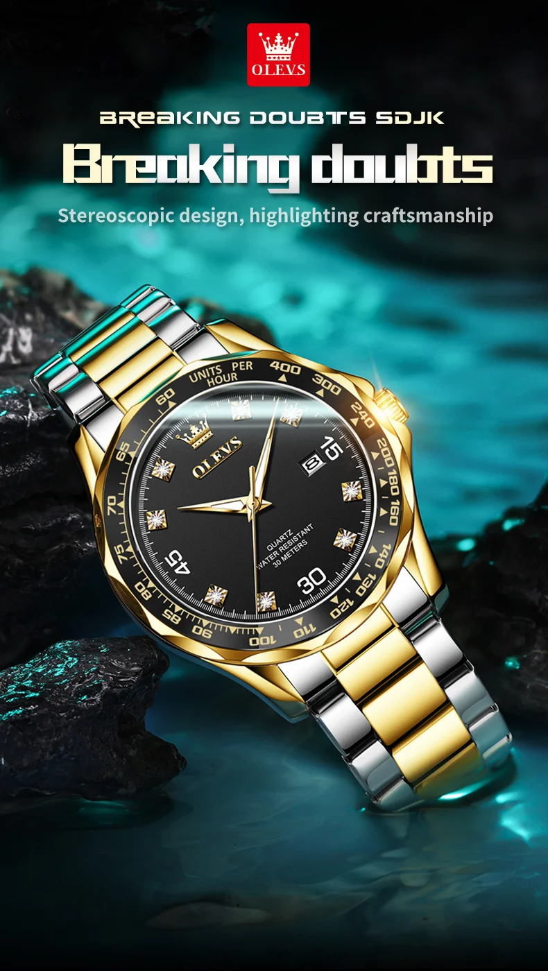 Olevs Men's Watch 9988