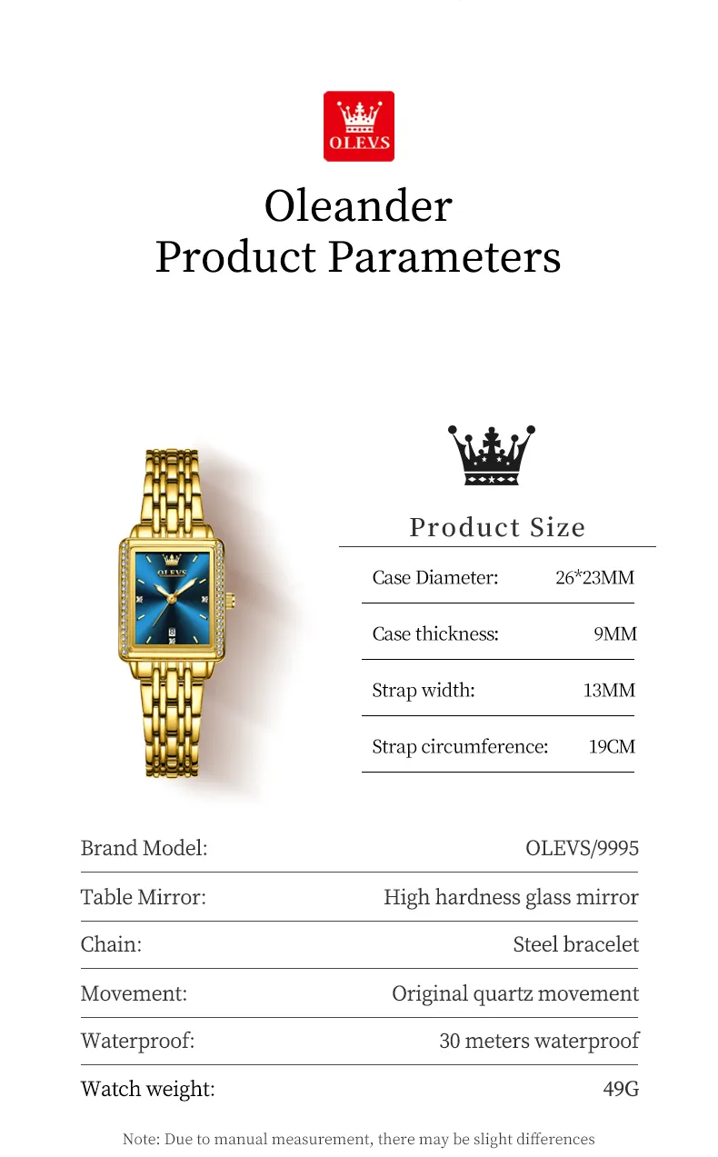 Olevs Women's Watch 9995