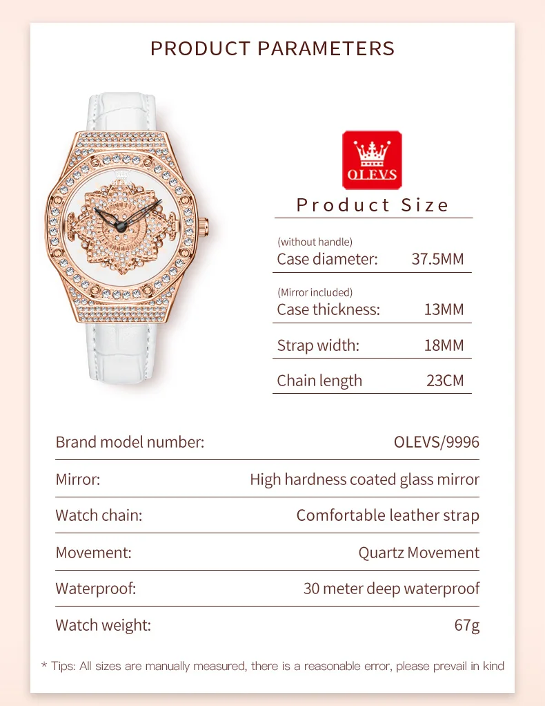 Olevs Women Watch 9996