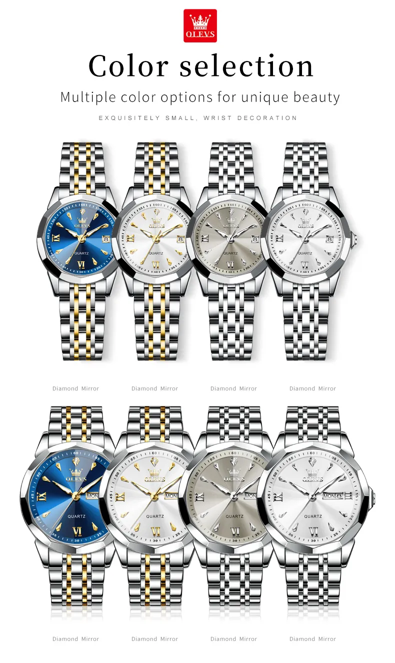 Olevs Couple Watch 9998