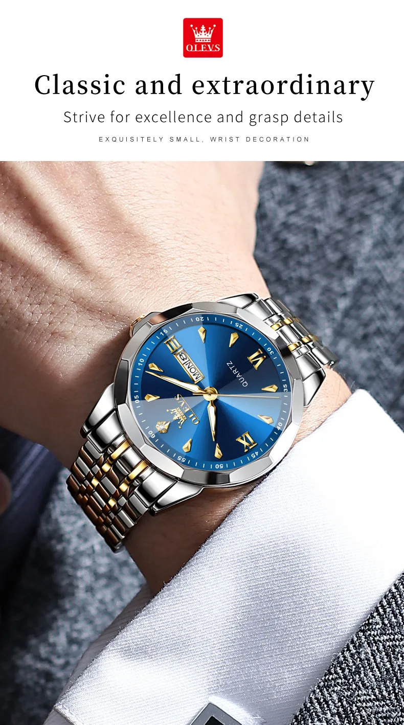 Olevs Couple Watch 9998