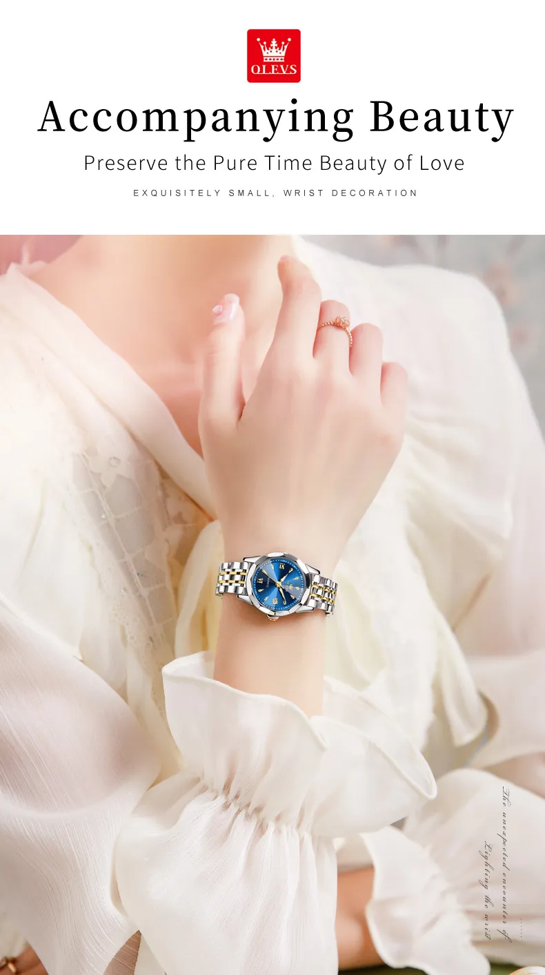 Olevs Couple Watch 9998