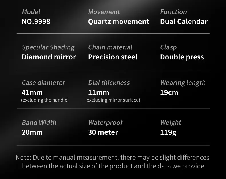OLEVS Men's Watch 9998