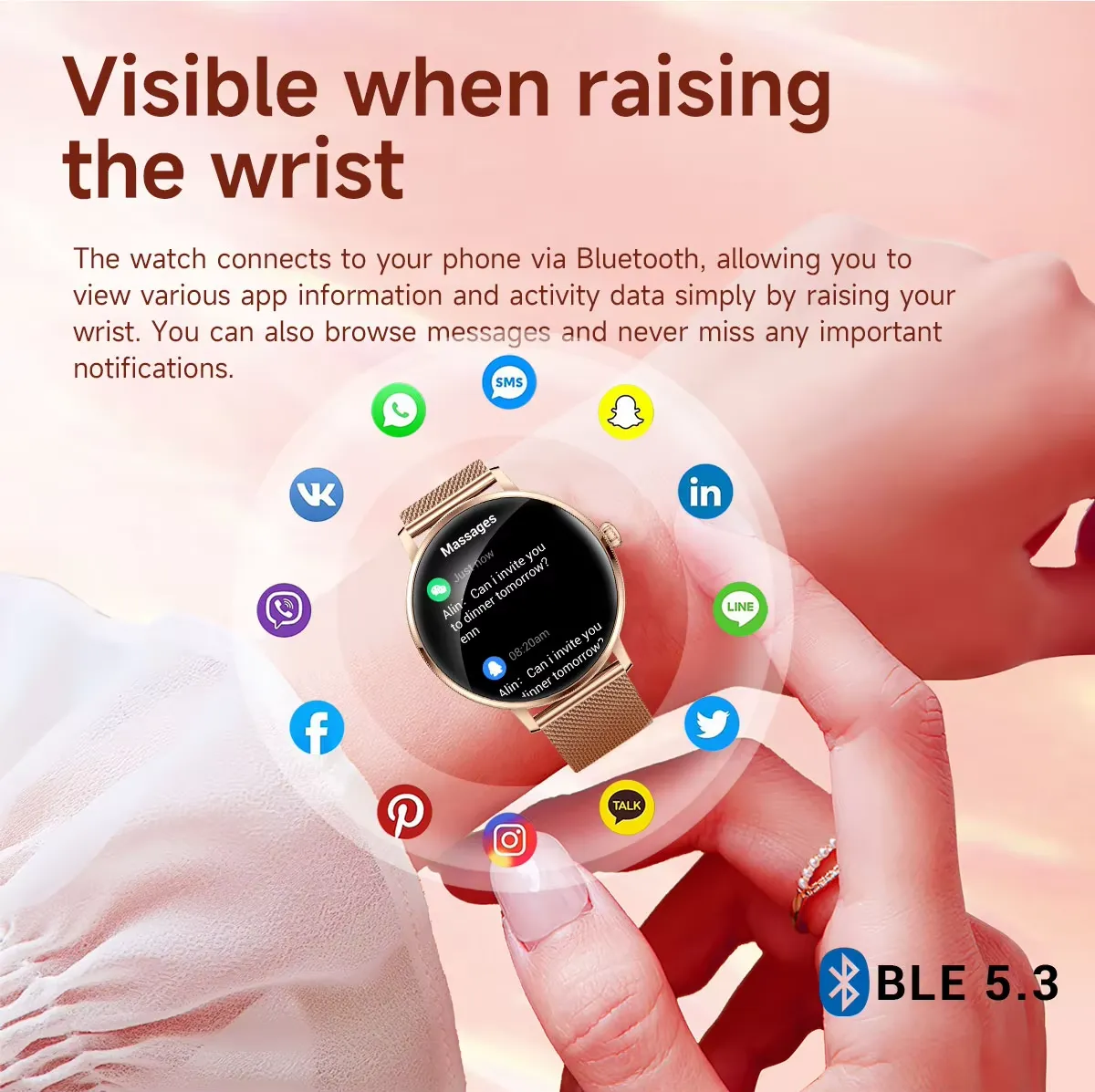 OLEVS Smartwatch AK107