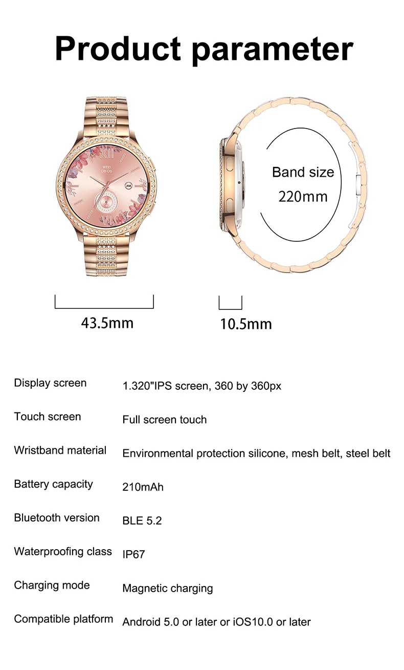 Olevs Smartwatch AK53