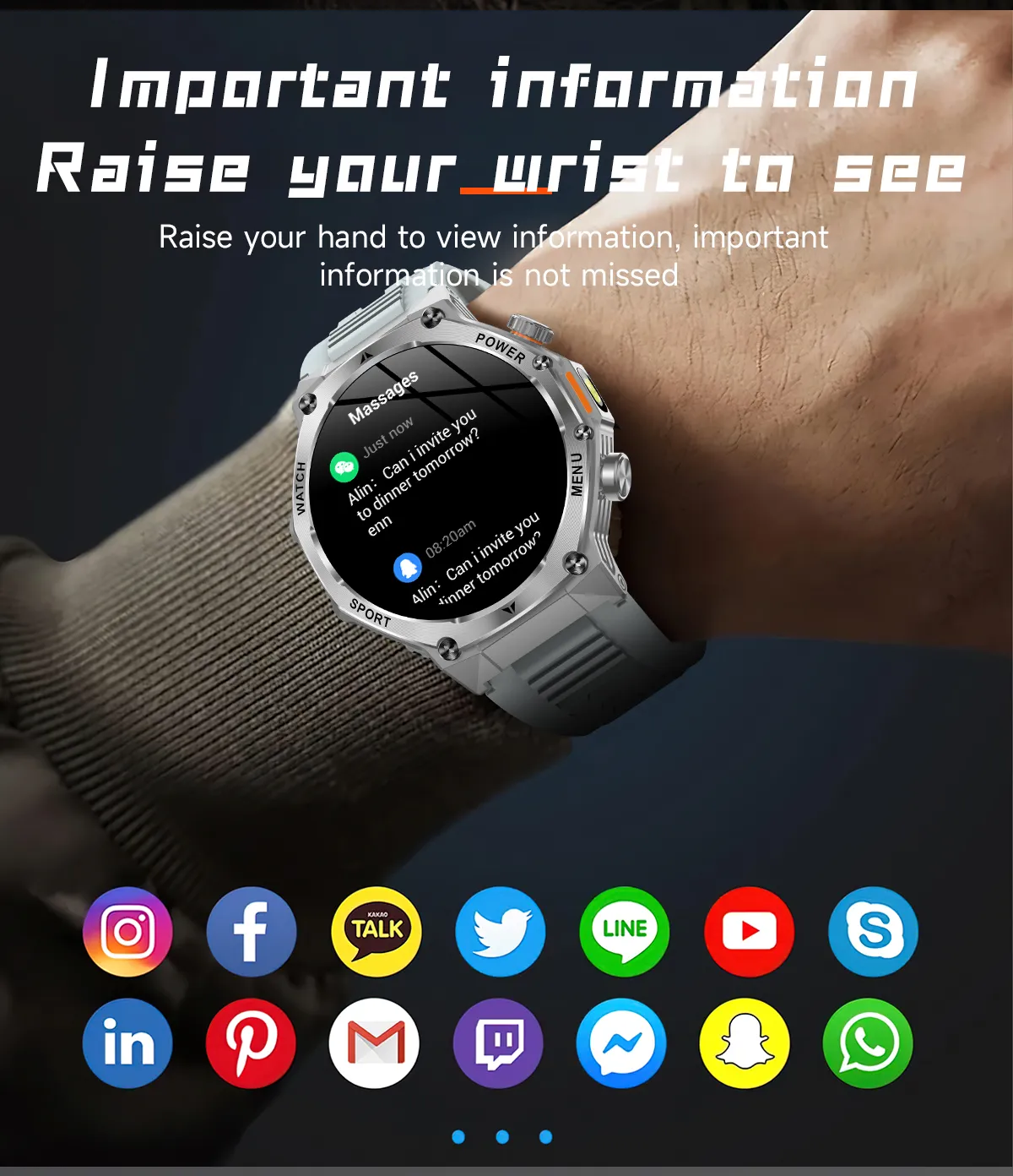 Olevs Smartwatch AK82