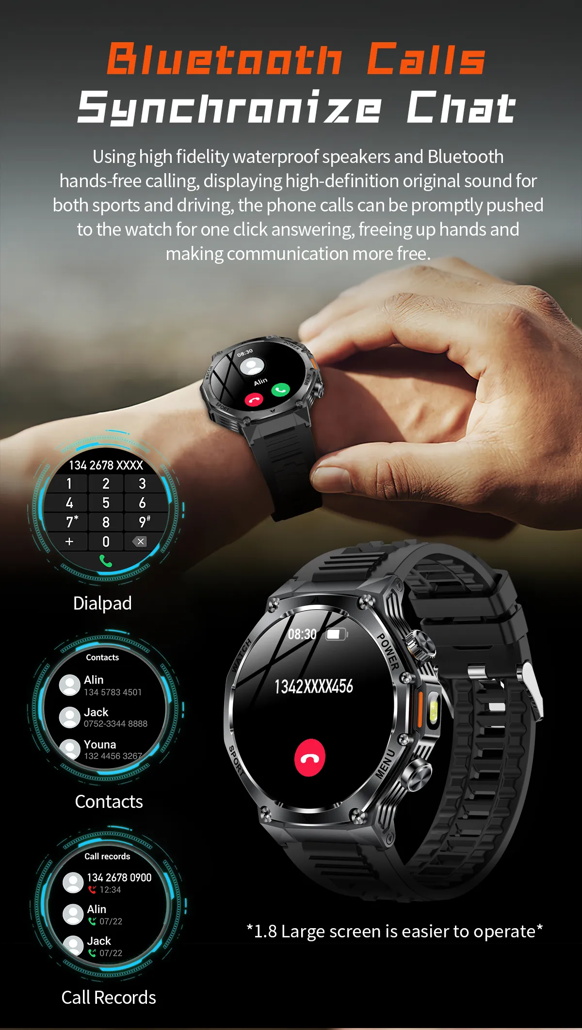 Olevs Smartwatch AK82
