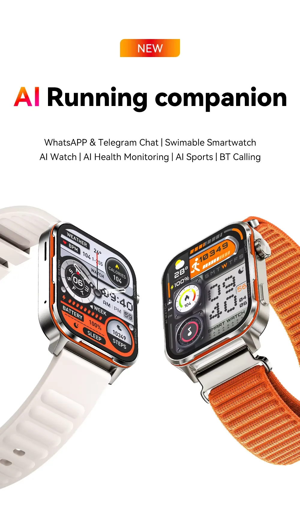 OLEVS Ai Smartwatch AW2