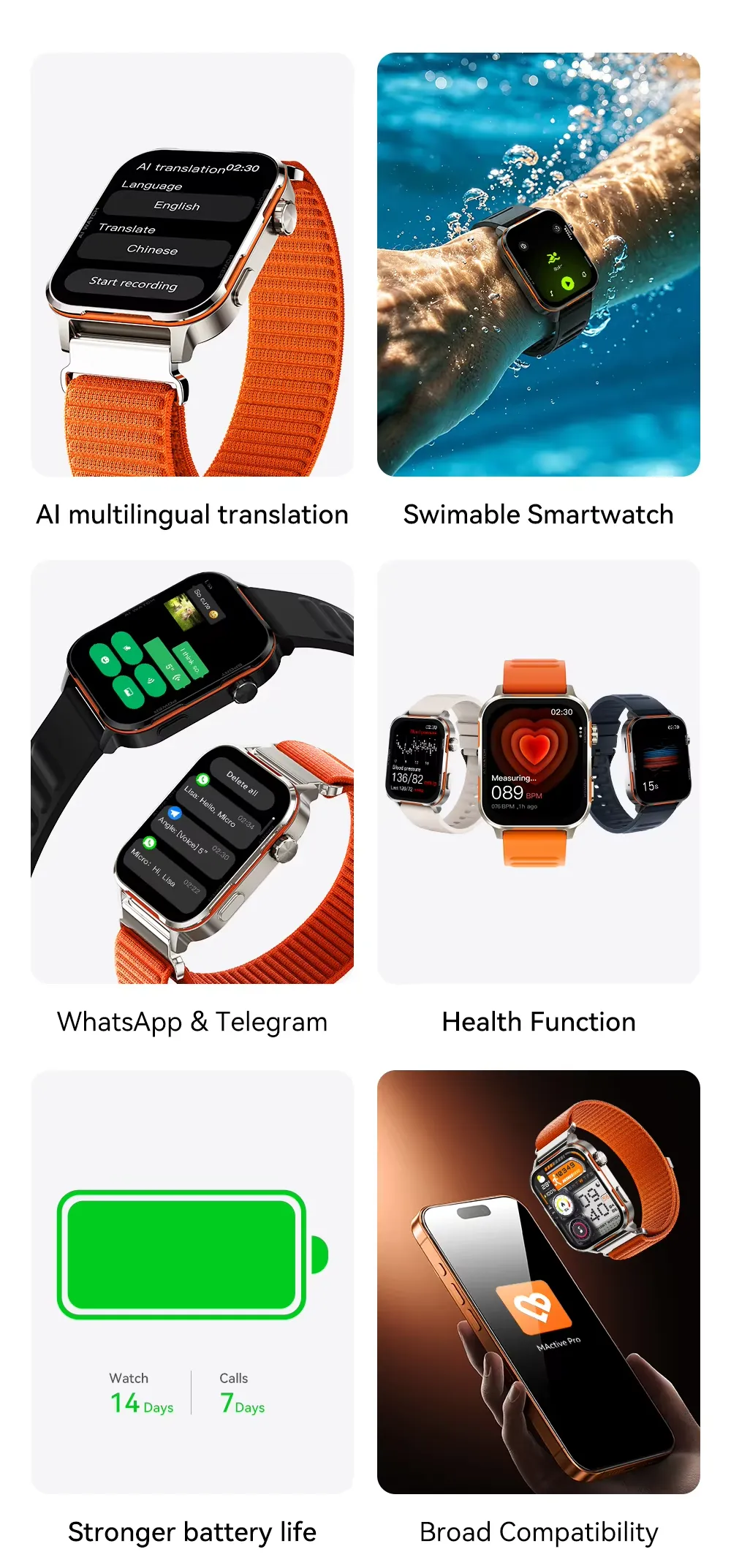 OLEVS Ai Smartwatch AW2