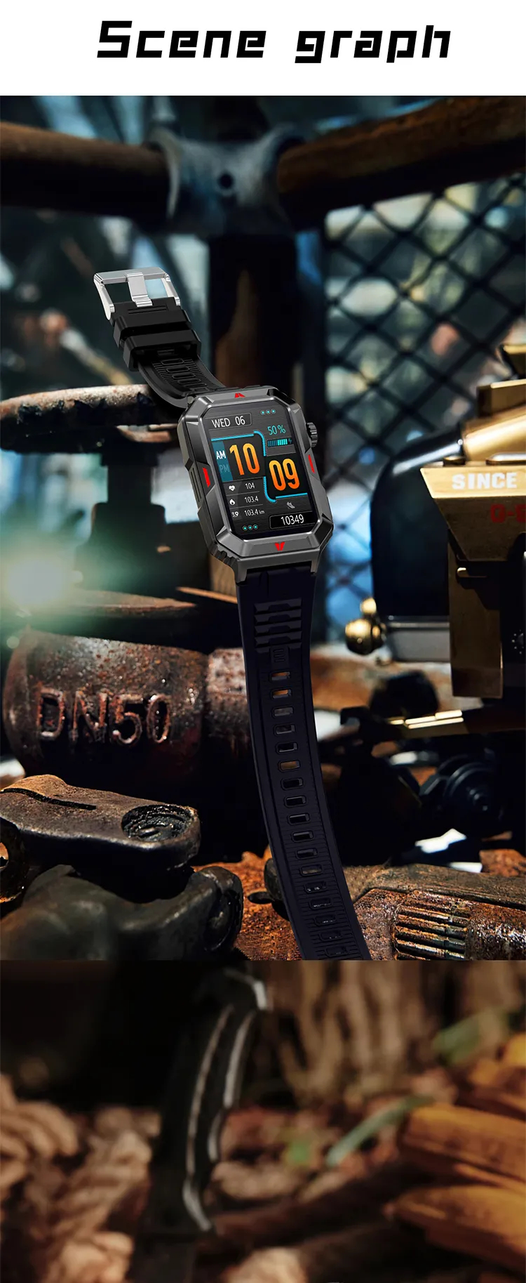 ECG Health Smartwatch CF26