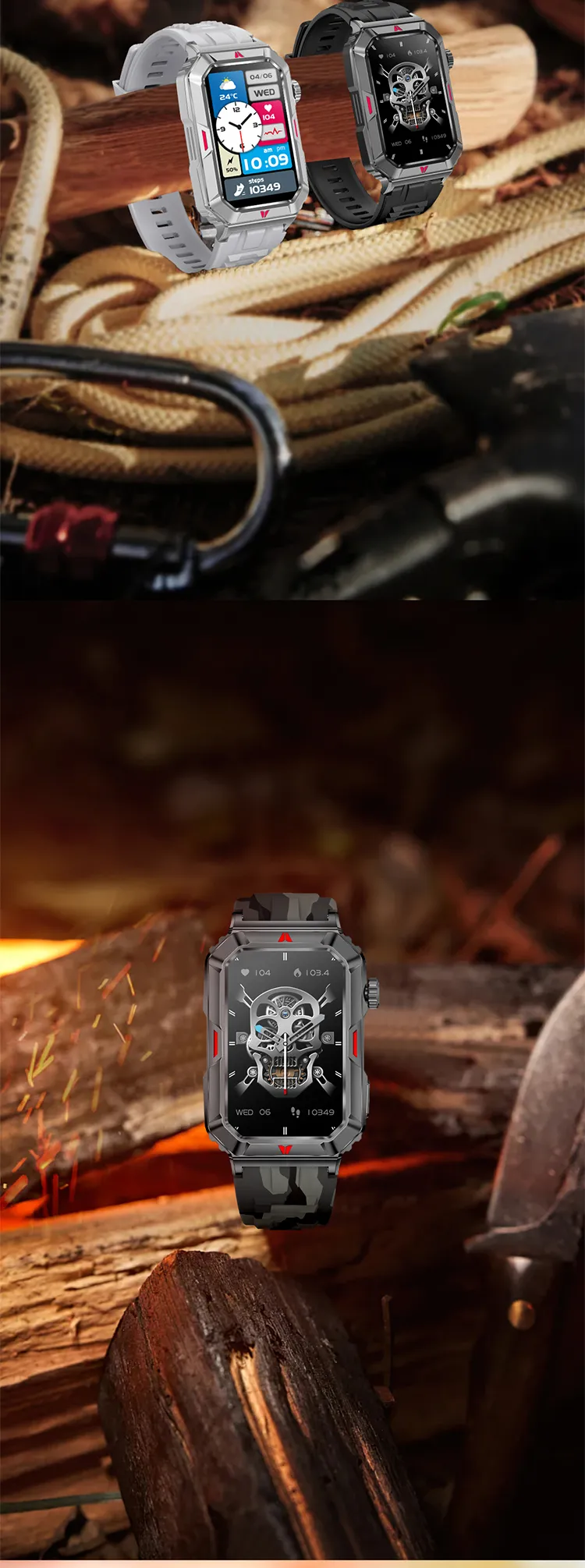 ECG Health Smartwatch CF26