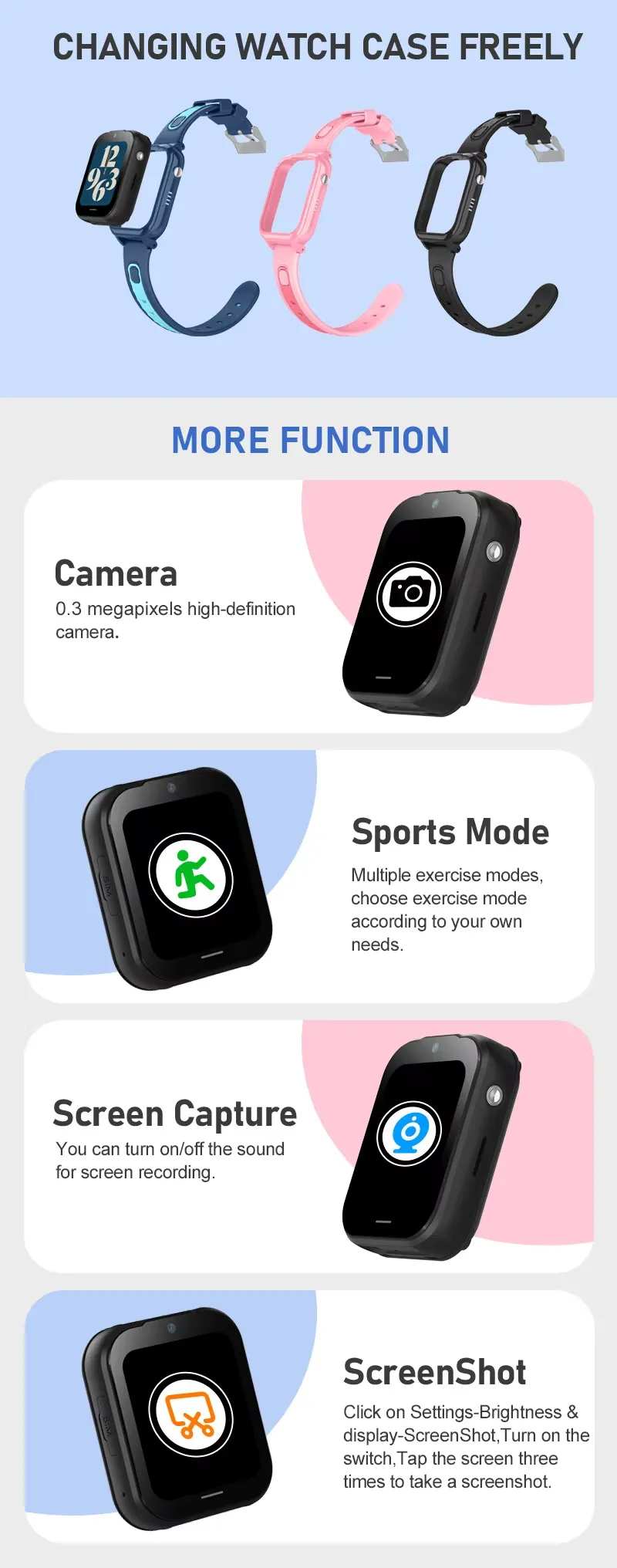 Olevs Kids Smartwatch D38-X1