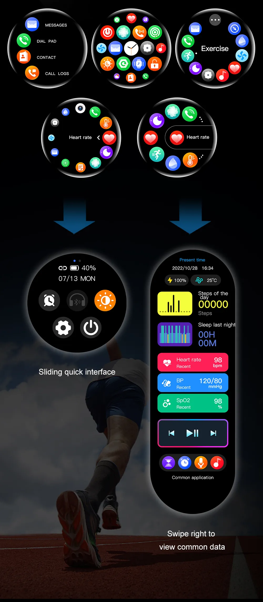 Olevs Smartwatch DK56