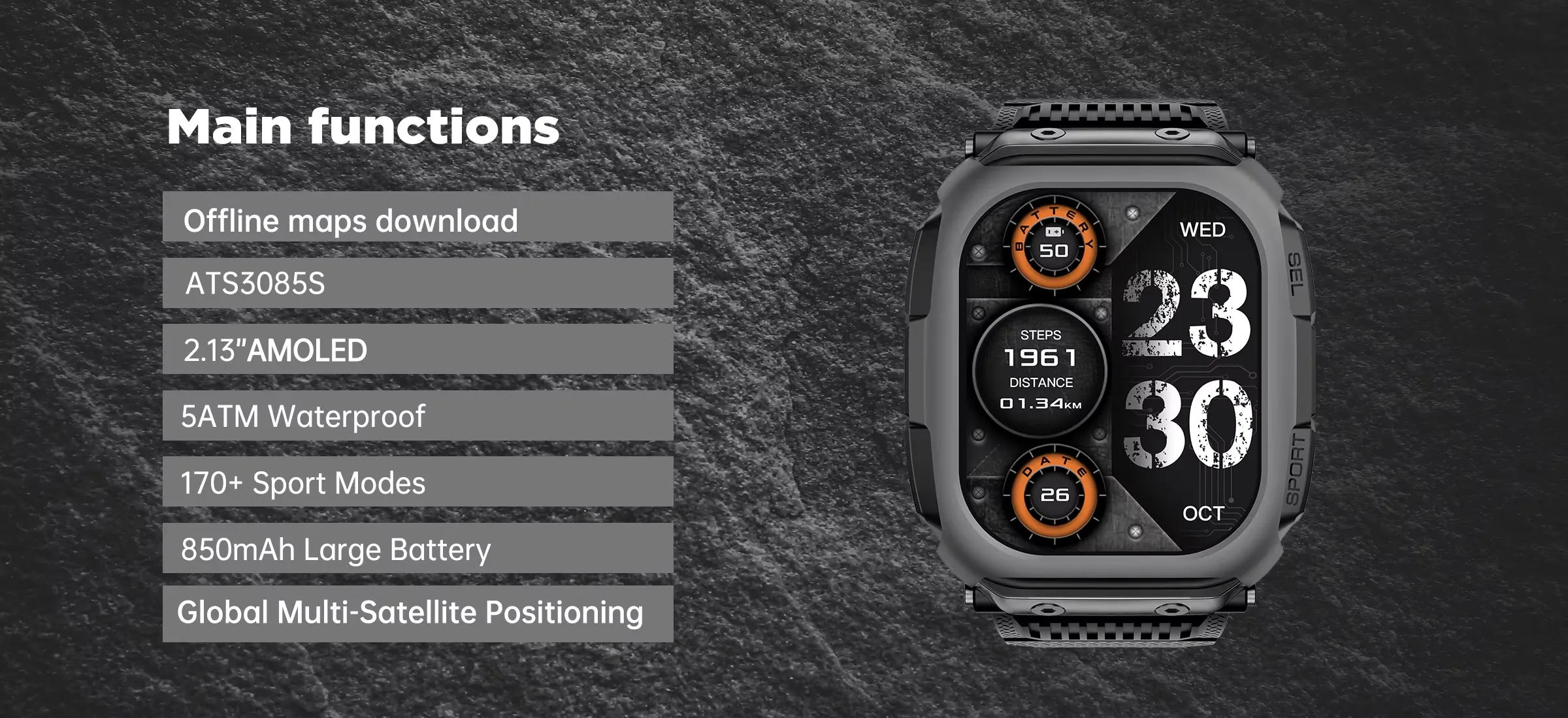 Olevs Smartwatch DM66