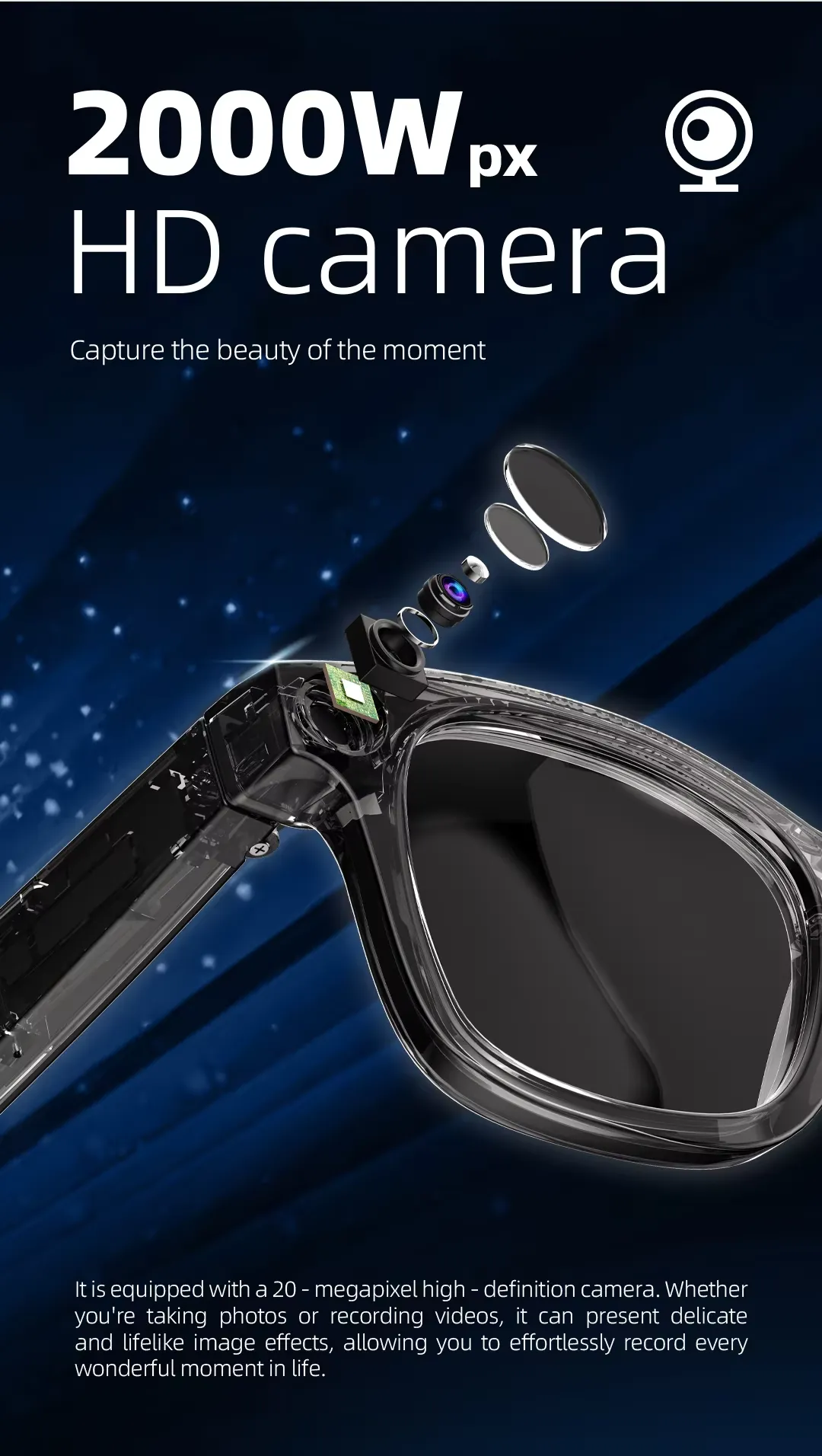 Olevs Smart Glasses E03