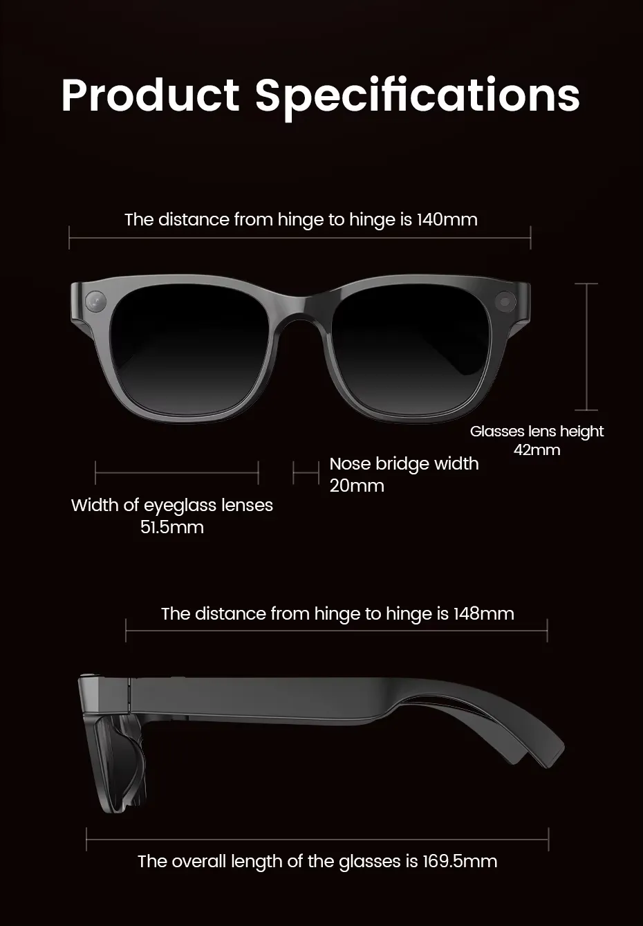 Olevs Smart Glasses E06S