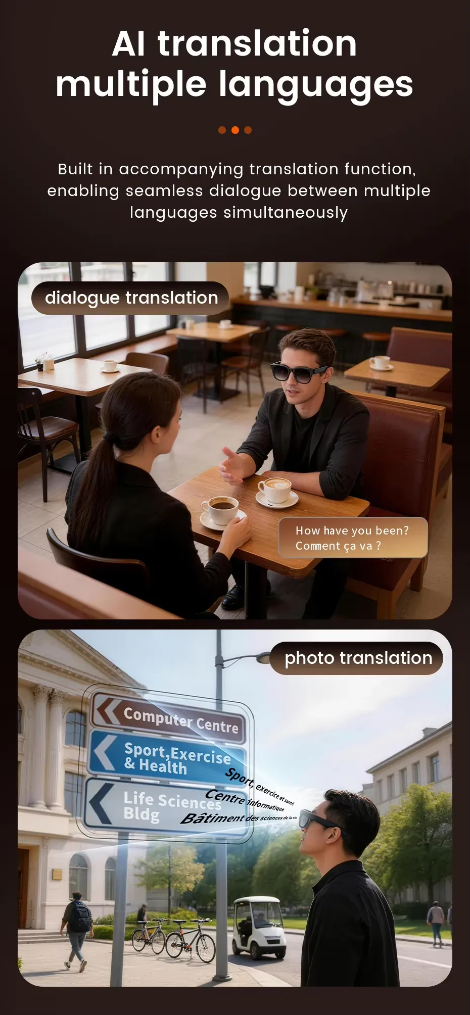 Olevs Smart Glasses E06S