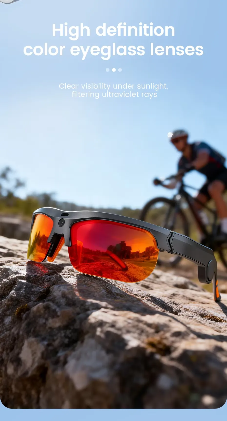 Olevs Smart Glasses E08