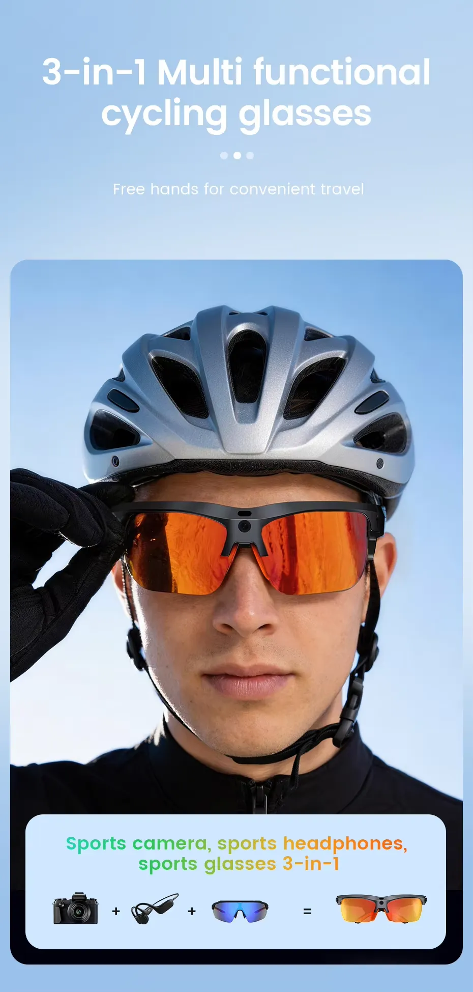 Olevs Smart Glasses E08