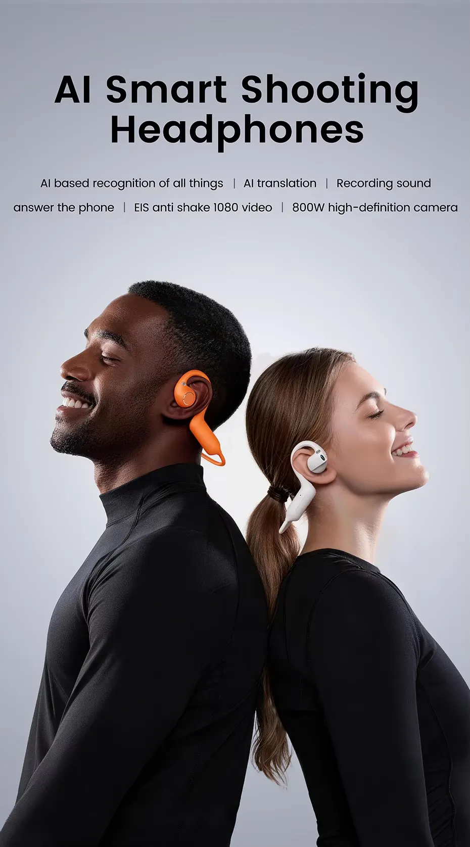 OLEVS Al Smart Shooting Headphones E12
