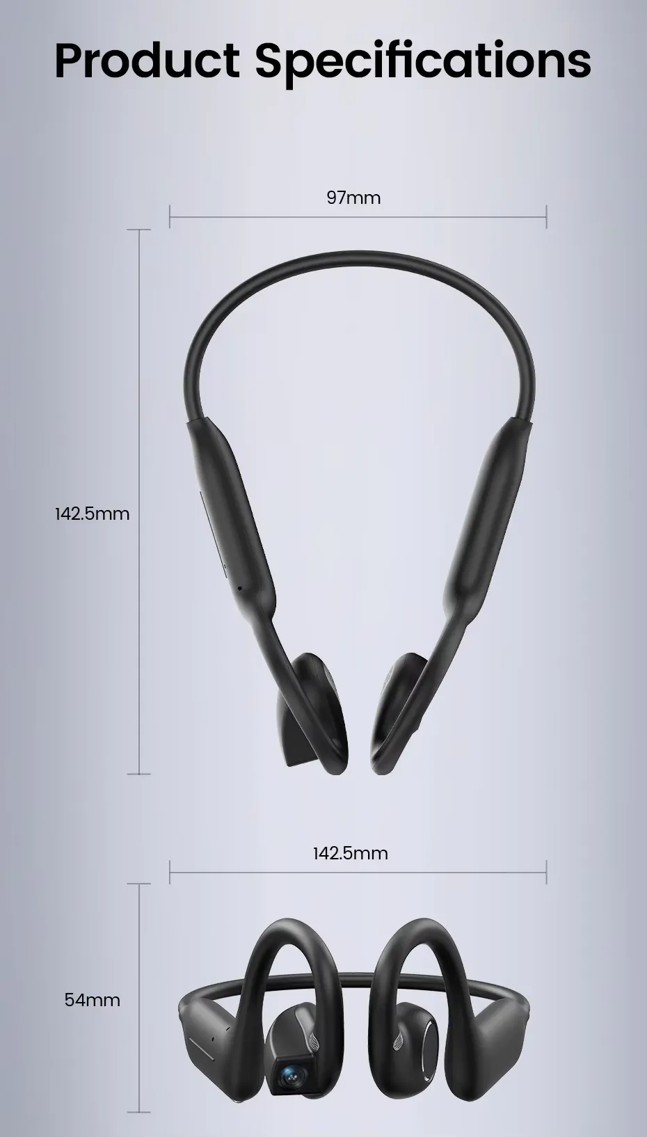 OLEVS Al Smart Shooting Headphones E12