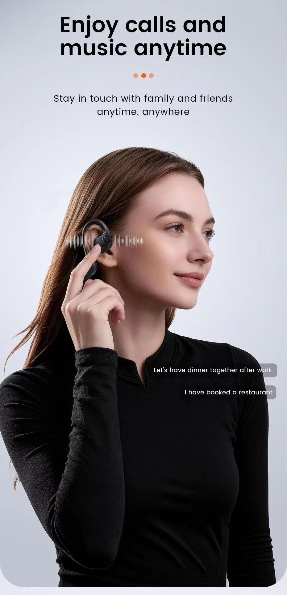 OLEVS Al Smart Shooting Headphones E12