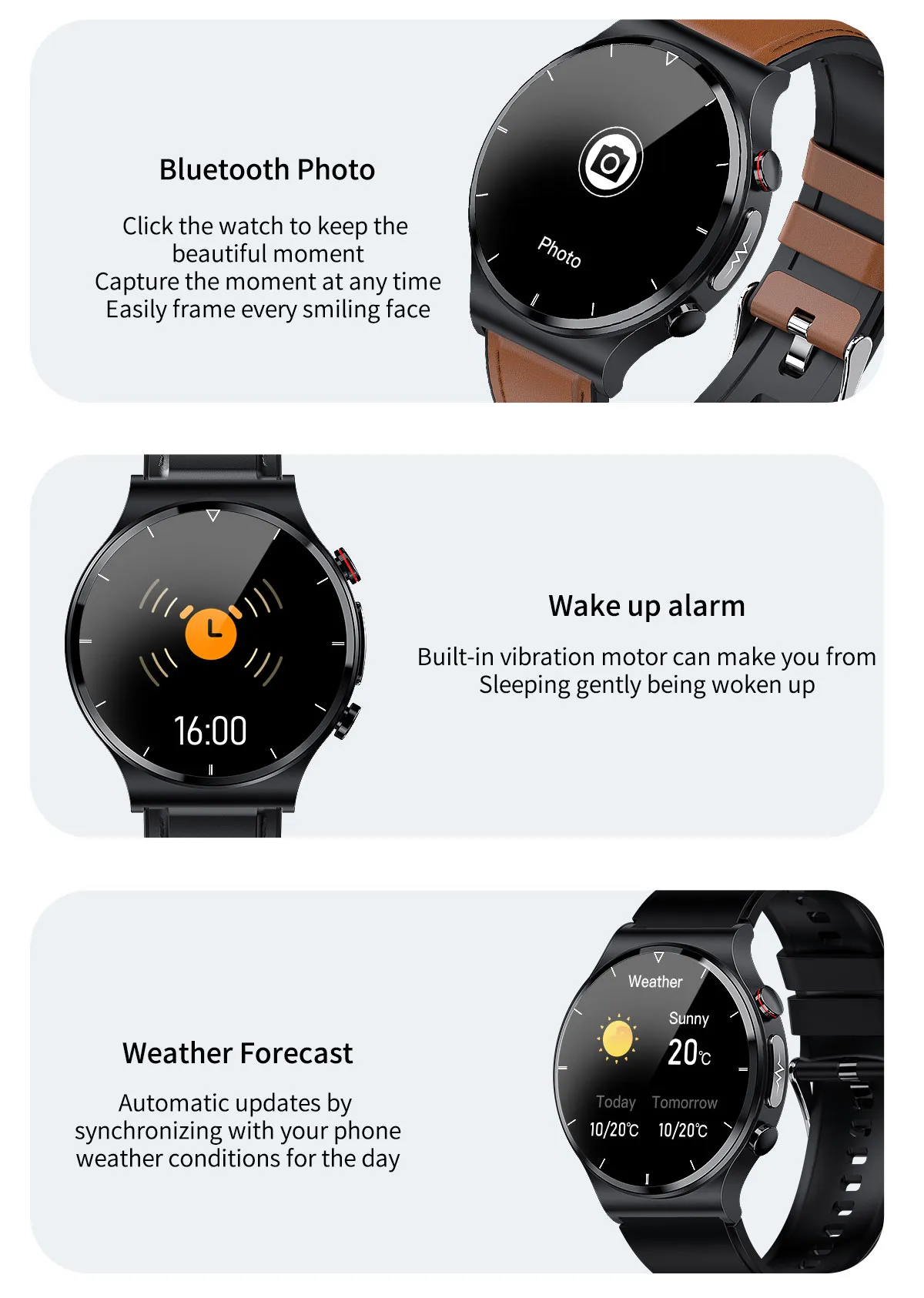 ECG Health Smartwatch E400