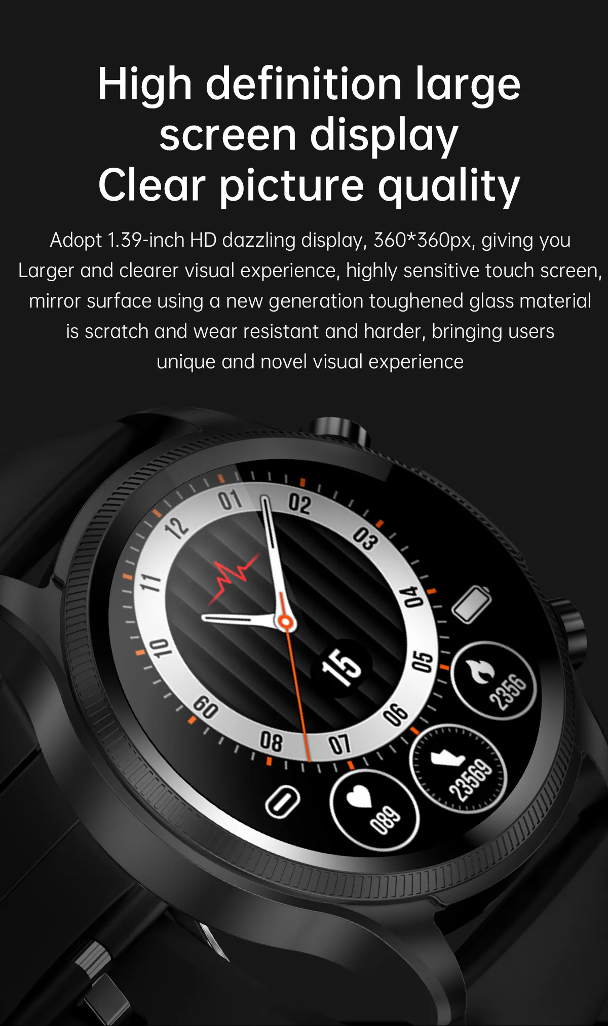 ECG Health Smartwatch E400