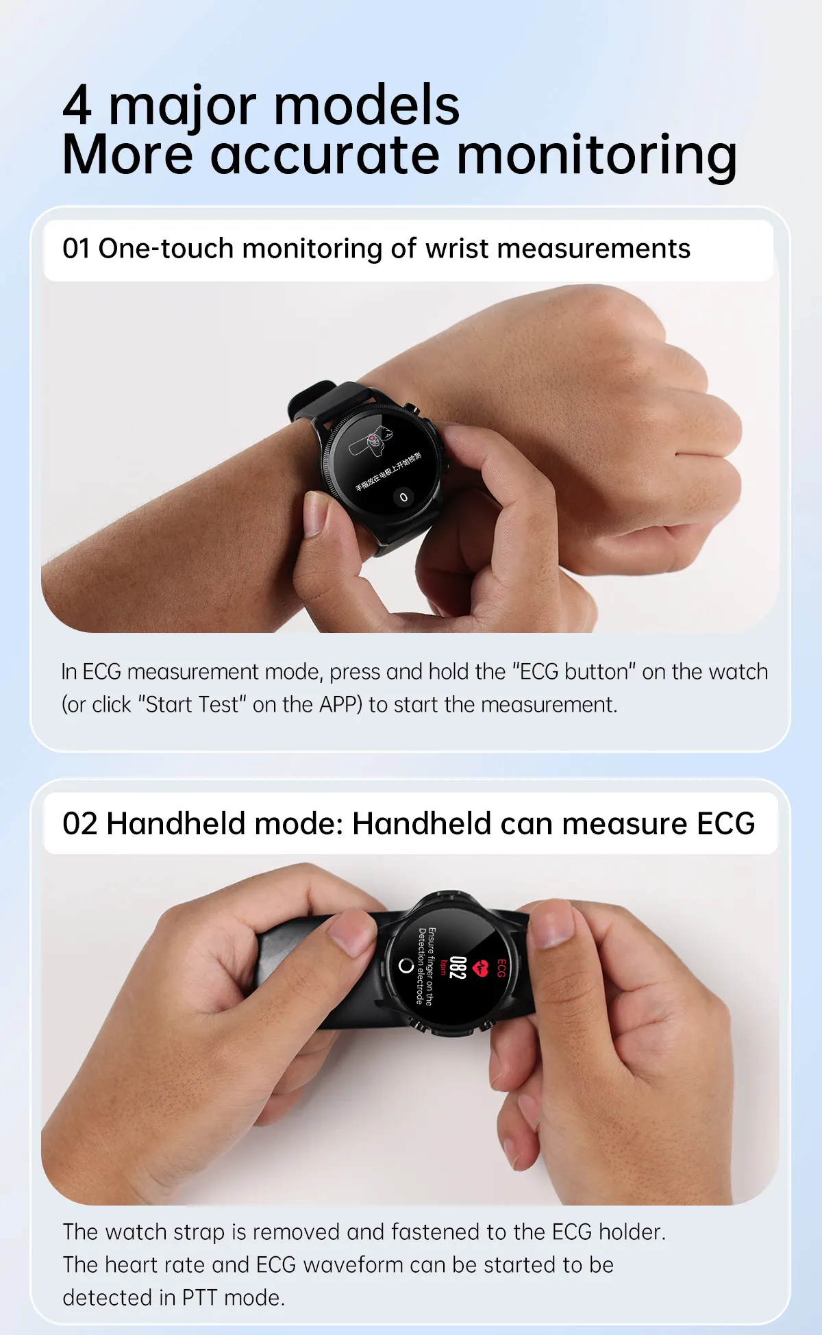 ECG Health Smartwatch E400