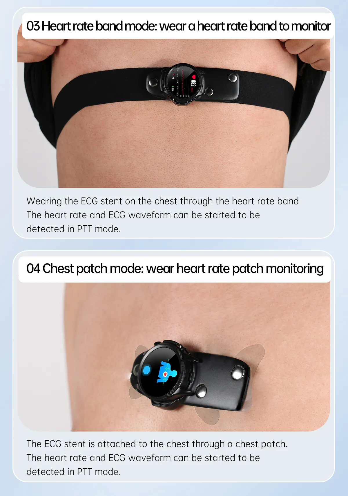 ECG Health Smartwatch E400