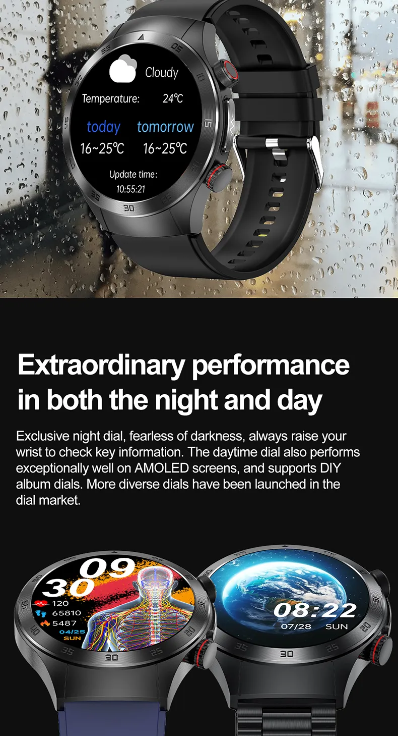 ECG Health Smartwatch E800