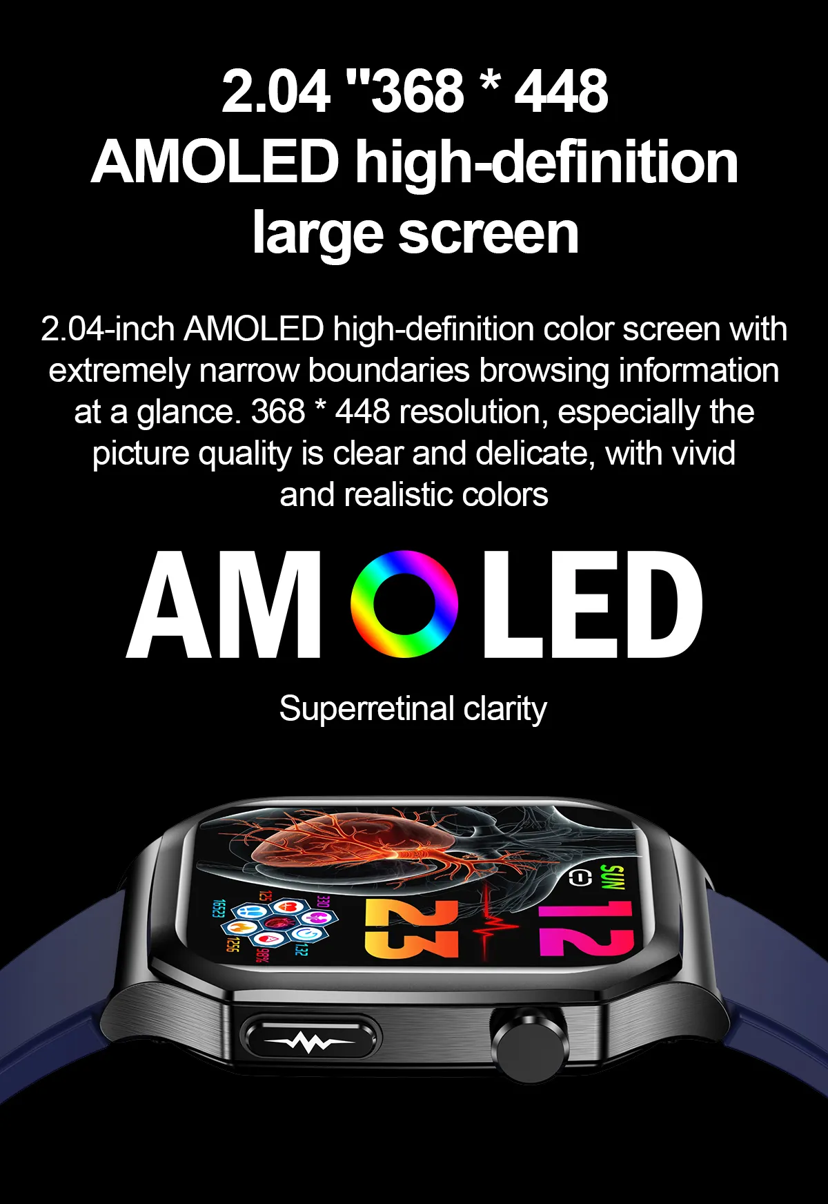 ECG Health Smartwatch ET280