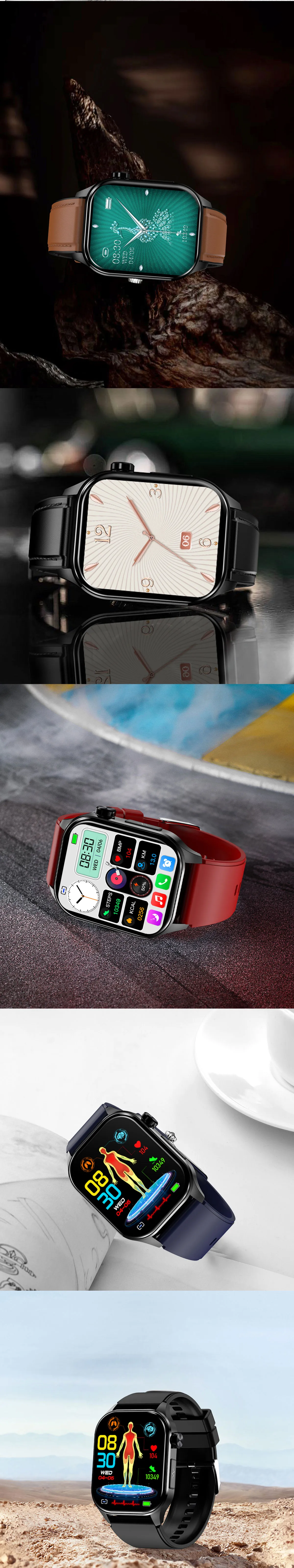 ECG Health Smartwatch ET580