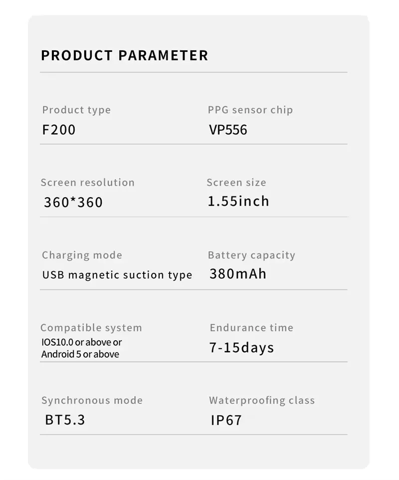 OLEVS Smartwatch F200