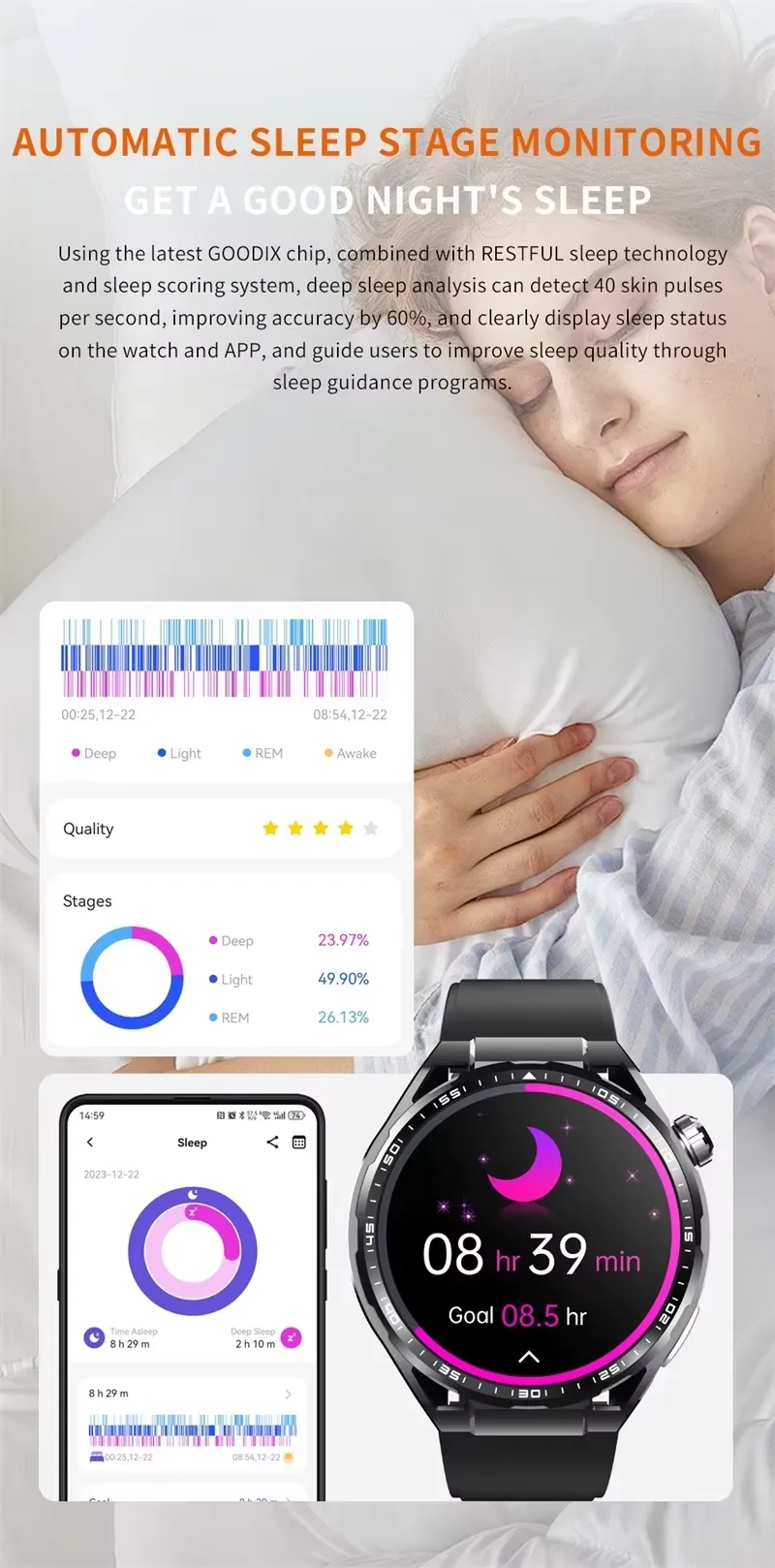 OLEVS Smartwatch F200