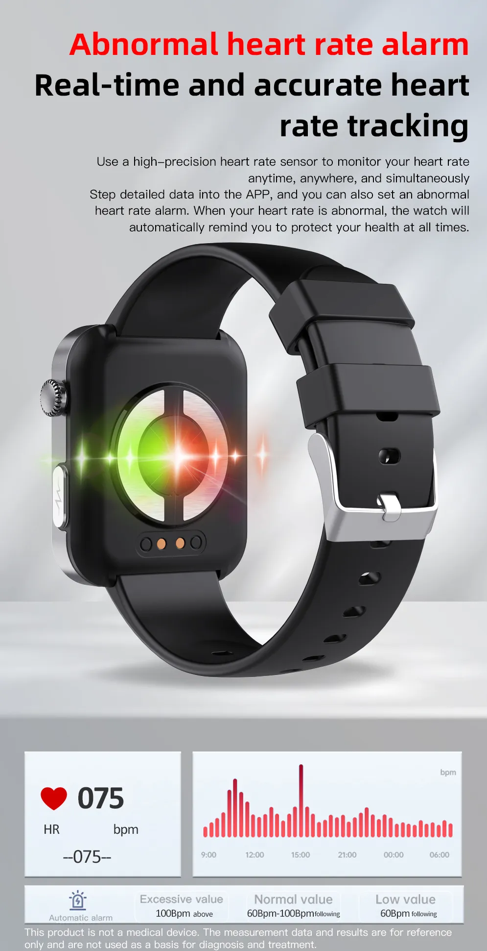 ECG Health Smartwatch F300