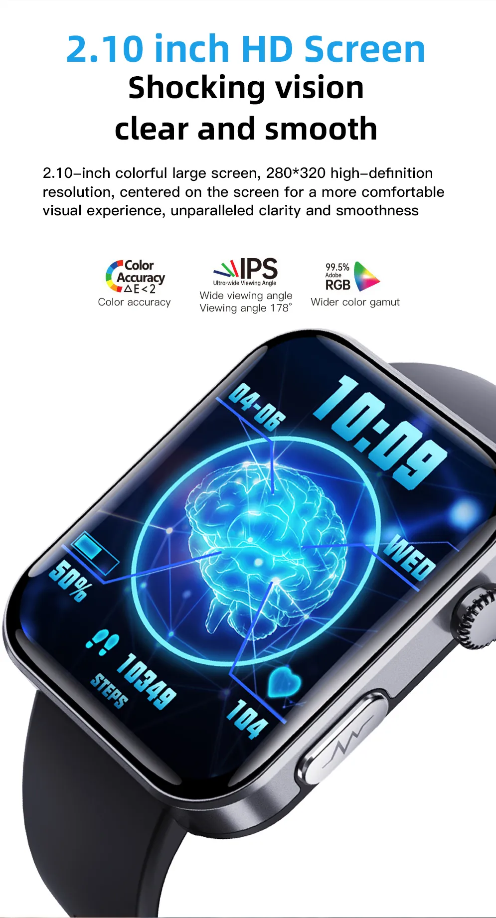 ECG Health Smartwatch F300