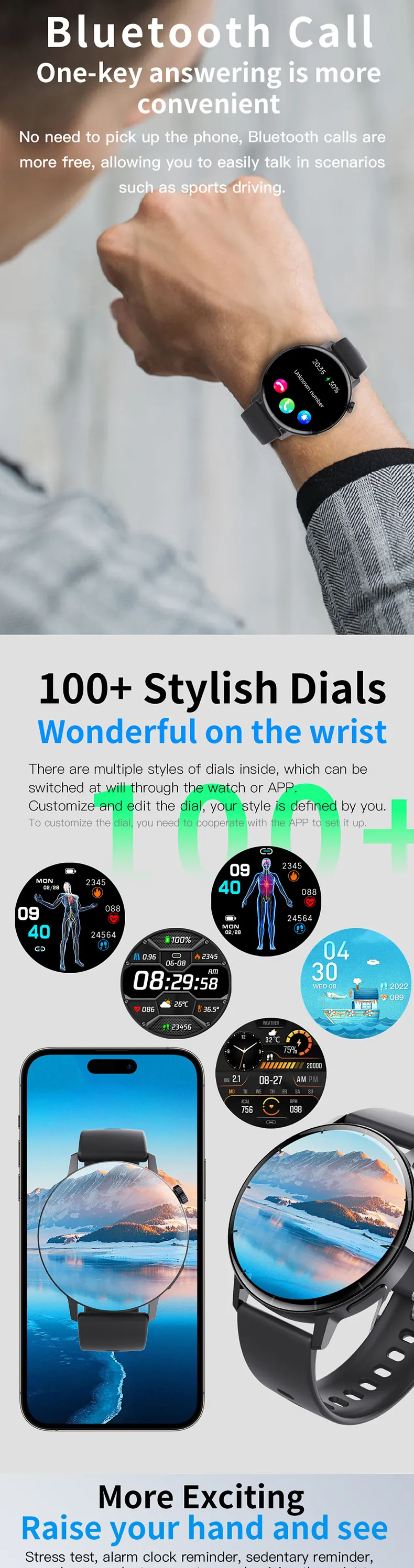 ECG Health Smartwatch F67S